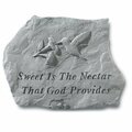 New Courtyard Sweet Is The Nectar That God Provides - White - 15.5 Inches x 11.5 Inches NE3543531